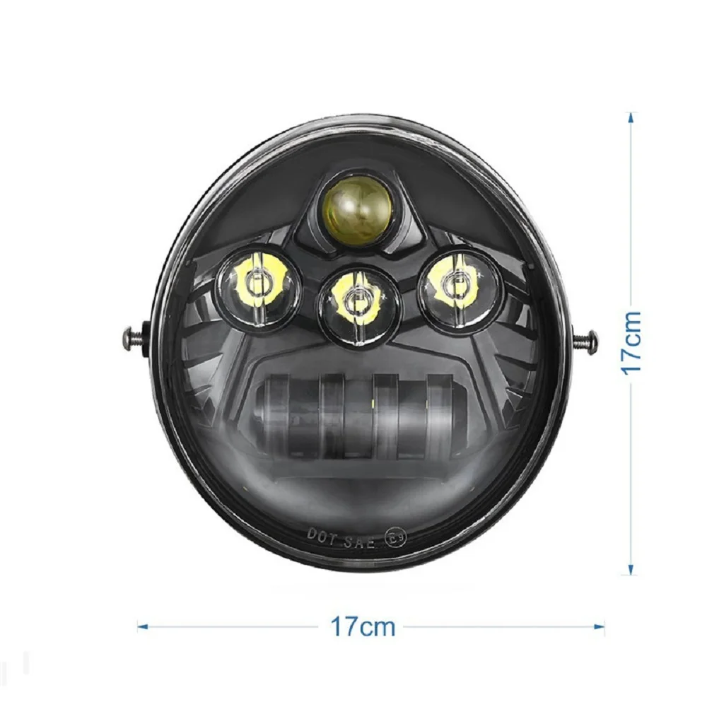 Черная точка E9 для мотоцикла Harley алюминиевая фара V стержень VROD VRSCA VRSC/V ROD