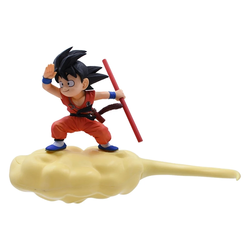 Japan Anime Dragon Ball Z Son Goku Somersault Cloud PVC Action Figure Collectible Model Toy Dragonball Gift for Kids 10CM