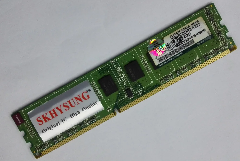 Бесплатная доставка skhysung от Kingmax 4 ГБ DDR3 1333 мГц Desktop Оперативная память/2R x