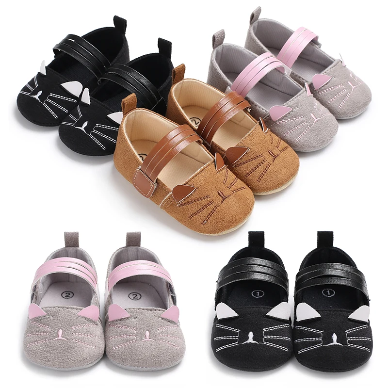 Newborn Baby Girl Soft Sole Leather Crib Shoes Anti slip Sneaker