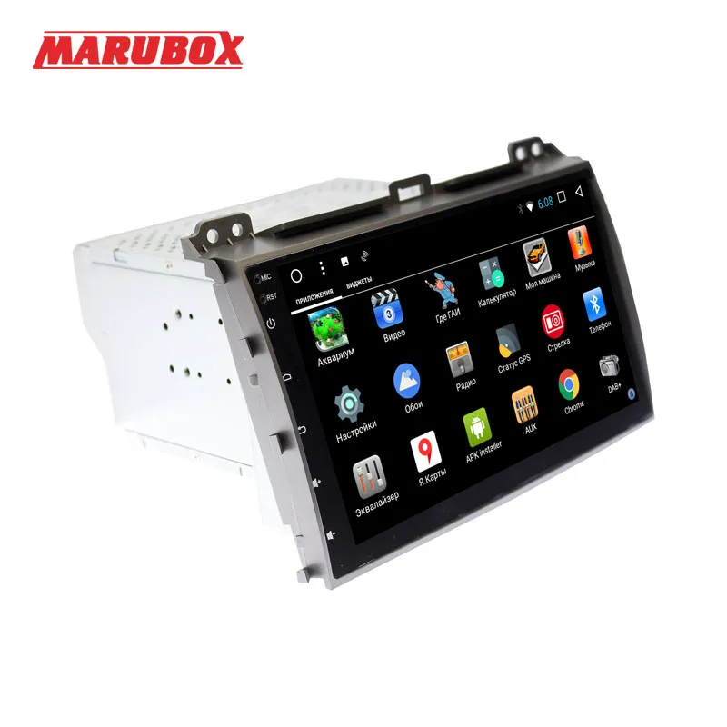Штатная магнитола для Toyota Land Cruiser Prado 120 Lexus GX 02 09 MARUBOX 9A107DT3 Android 7.1 Четырехядерный
