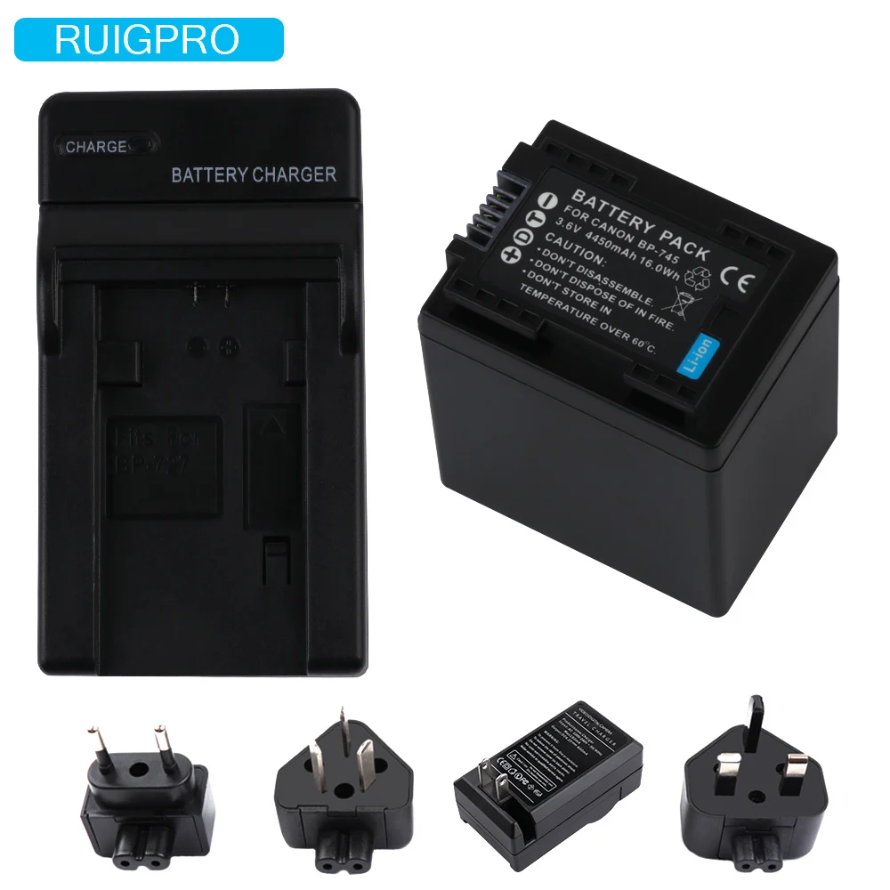 BP-745 BP745 BP-727 BP727 Батарея+ USB Dual Зарядное устройство для Canon HF R306 M506 R32 R48 R38 M52 M56 M60 R36 R46, HF R306