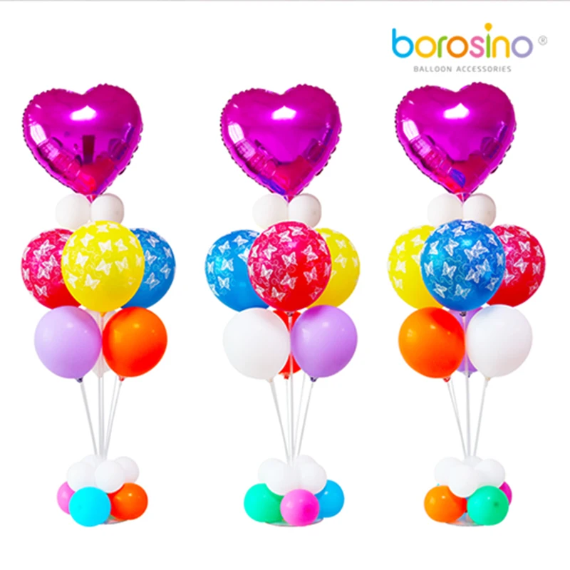 

B415B Free Shipping Party Decoration balloon display Color transparent 2set/box