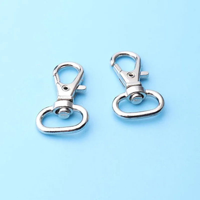 15mm Swivel Snap Hooks in Nickel Silver Swivel Hooks for Lanyards