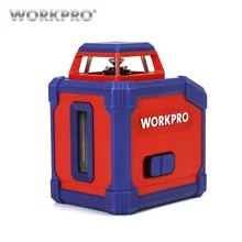 WORKPRO 360 градусов лазерный дальномер самостоятельное выравнивание линии перекрестный лазерный уровень