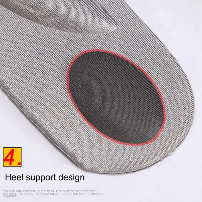 Для мужчин стельки Плоскостопие арки Поддержка пены памяти стелька обуви площадку комфорт аксессуар LBY2018