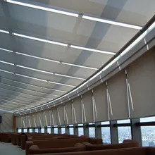 Полупрозрачный солнцезащитный крем рольставни серого цвета 35% полиэстер 65% ПВХ оконная занавеска для кухни балкон