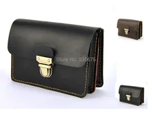 Männer Vintage Echtem Leder Fanny Gürteltasche Gürteltasche Handy Retro Handy Fall Münze Klassische Tasche Flap Presbyopie Brille