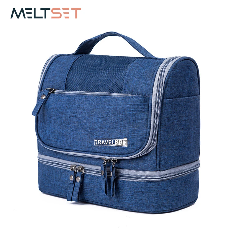  Women Men Travel Bag Portable Makeup Bag Hanging Cosmetic Toiletry Storage Bag Waterproof Luggage O