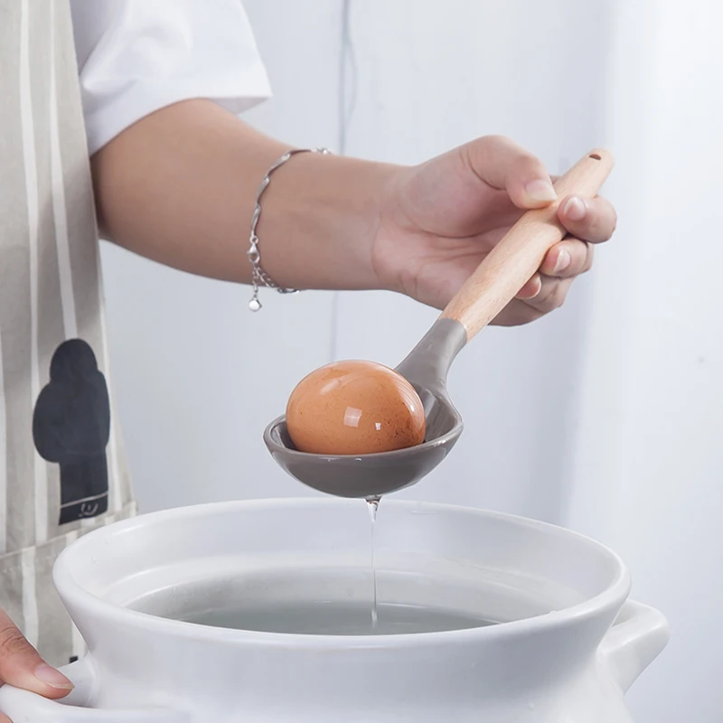 Kitchen Silicone Non-stick Cooking Tools Spoon Spatula Egg Beaters With Wood Handle Utensils Dinnerware Set Accessories Supplies Kitchen Silicone Non-stick Cooking Tools Spoon Spatula Egg Beaters With Wood Handle Utensils Dinnerware Set Accessories Supplies