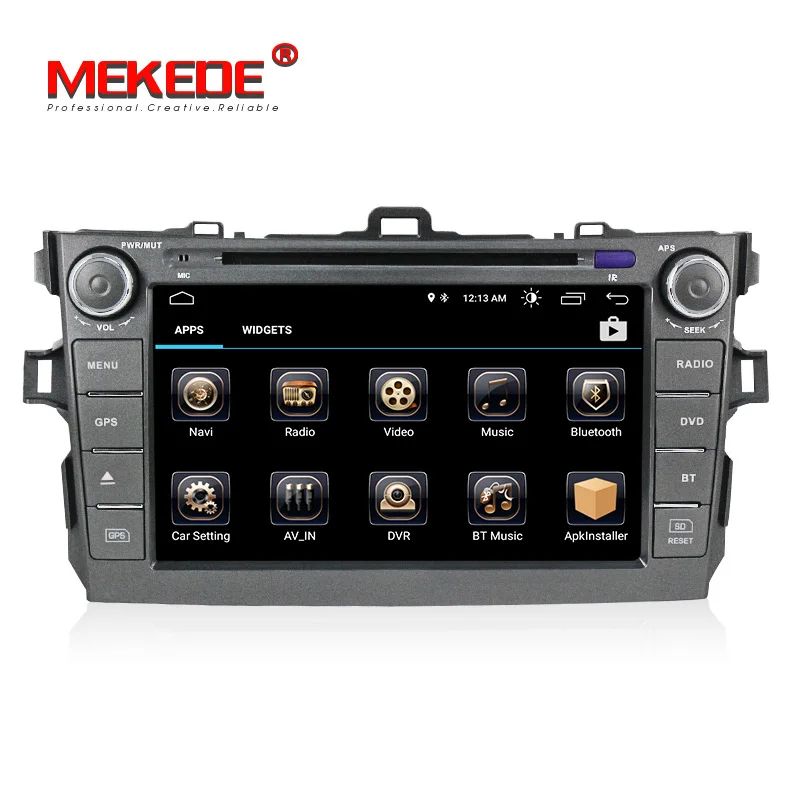 Sale HD1080 8inch 2din android 8.1 system Car stereo head unit navigation GPS NAVI DVD player fit for toyota corolla 2007-2011 3