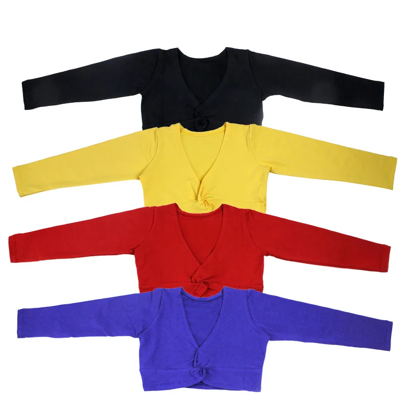 

girl baby clothing girls ballet sweater Kids gymnastics leotard long sleeve Jacket Wrap Sweater Top Coat Ballet Dance Leotards