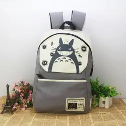 Горячая мультфильм Токио упыри рюкзак аниме Наруто Тоторо путешествия рюкзак компьютер dairly холст один кусок мешки 12 различных стилей