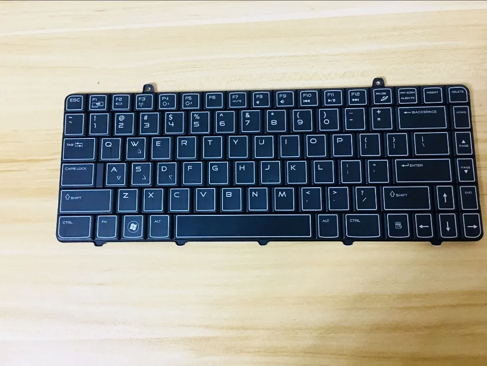 Новая клавиатура для Dell Alienware m11x R2 \ R3 клавиатура с подсветкой V109002DS1 0MJ7Y PK130CW1A00 BR/Бразилия/США Макет