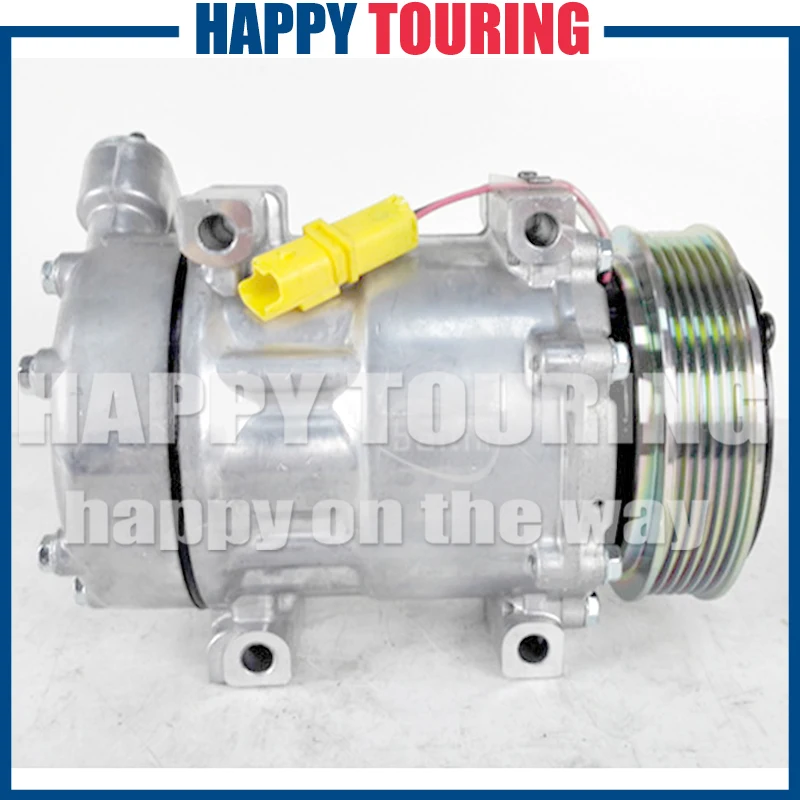 7 SD7V16 ac compressor for Citroen C5 xsara For Peugeot 406 Fiat scudo 9659232180 96860618 6453YJ 6453NL 6453NK 6453TH 6453SE 6453