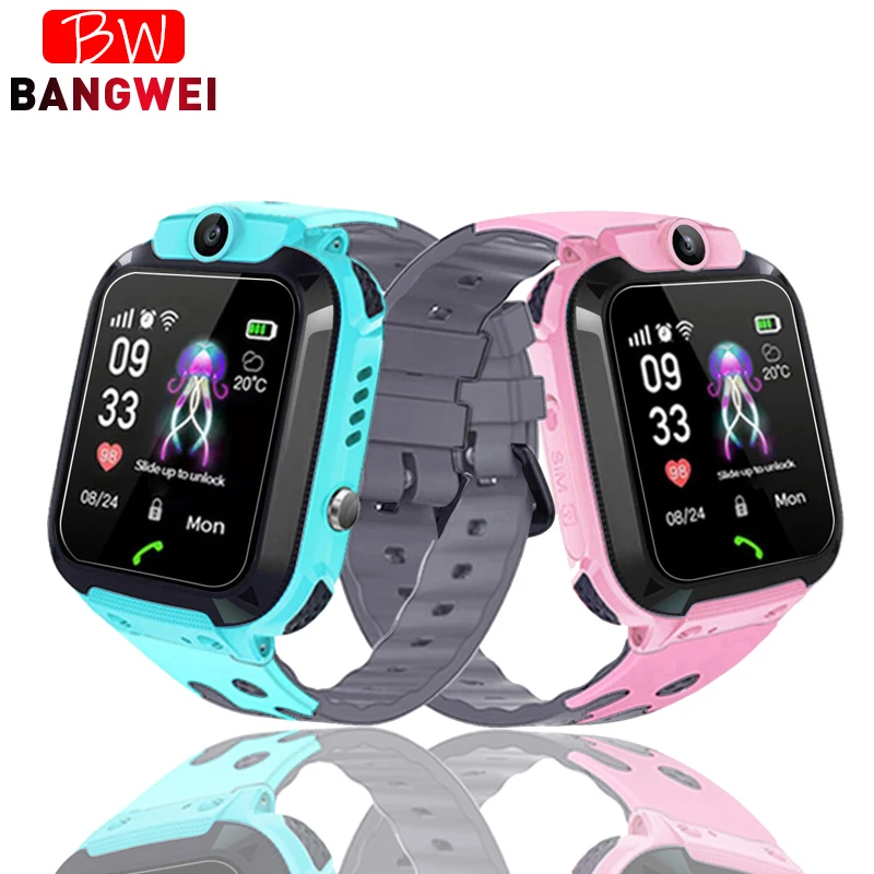 

BANGWEI Smart watch LBS Kid Smart Watches Baby Watch For Children SOS Call Location Finder Locator Tracker Anti Lost Wristwatch