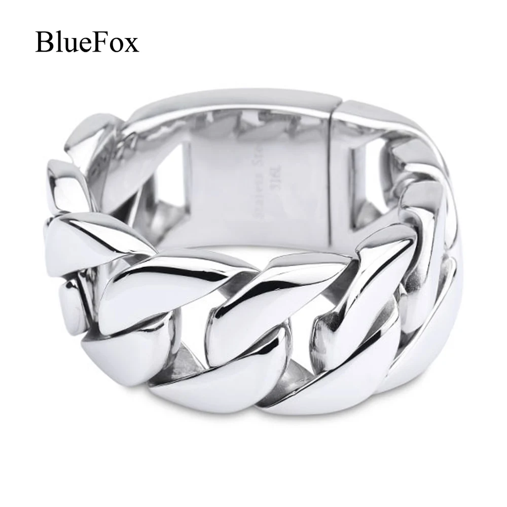 

Chic Hip Hop Elegant Men Bracelets & Bangles 316L Titanium Stainless Steel Fashion Charms Hand Chain Men Jewelry Pulseras Gift