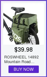 Top Roswheel 14541 Mountain Road Bike Bicycle Cycling Rear Seat Rack Trunk Bag Pack Pannier Carrier Shoulder Bag Handbag 13L 14