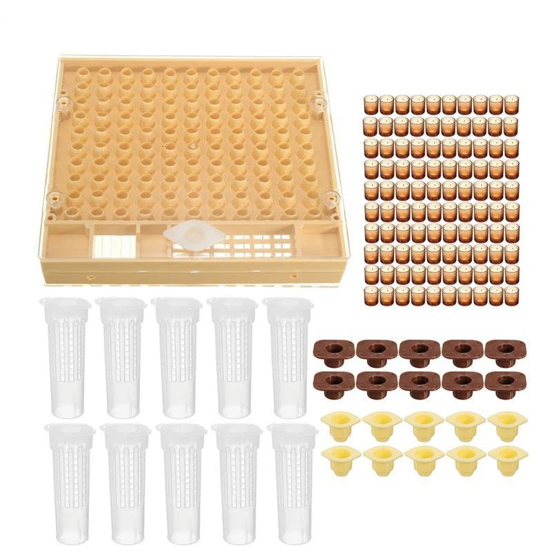 

Beekeeping Tools Equipment Set Queen Rearing System Bee Nicot Pet Supplies Cultivating Box Bee Cell Cups Cupkit Queen Cage