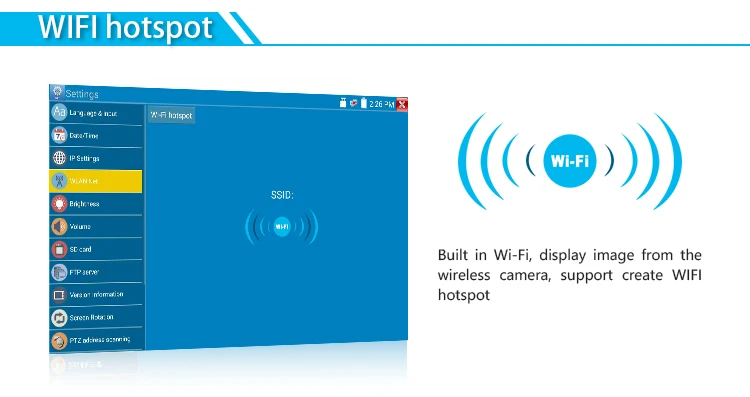 7 inch IPC H.265 4K IP 8MP TVI CVI 5MP AHD Camera Tester security tester CCTV Camera tester with HDMI Cable tracer