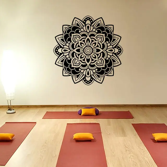 aliexpress : buy indiana yoga wall decals mandala meditation