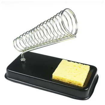

Metal Iron Useful Solid Metal Base Soldering Iron Bracket Stand Holder Support Station Frame Portable For Electrical Working