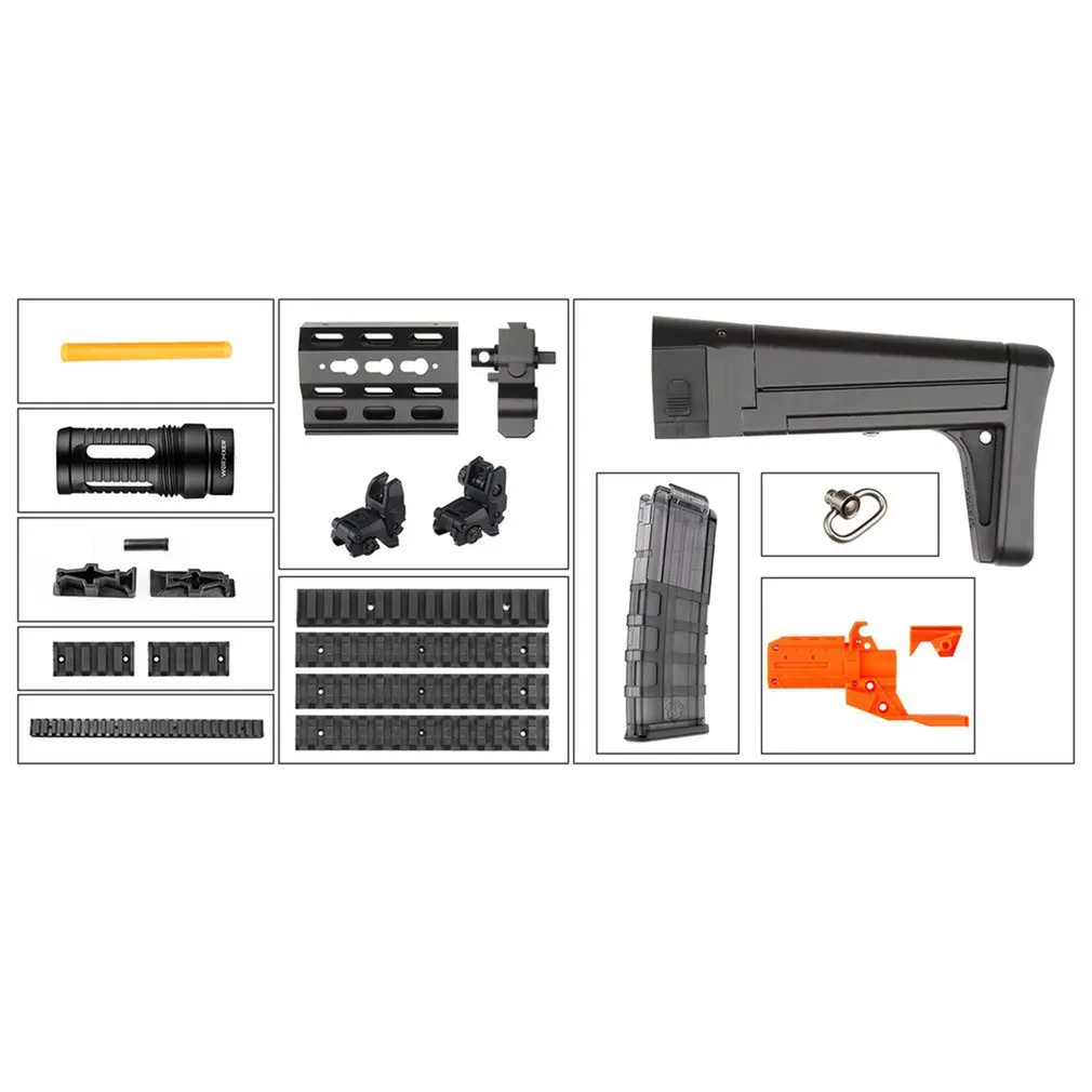 

Worker STF-W012-A XCR-L Micro Mod Kits Set With Orange Adaptor for Nerf N-Strike Elite Stryfe Blaster