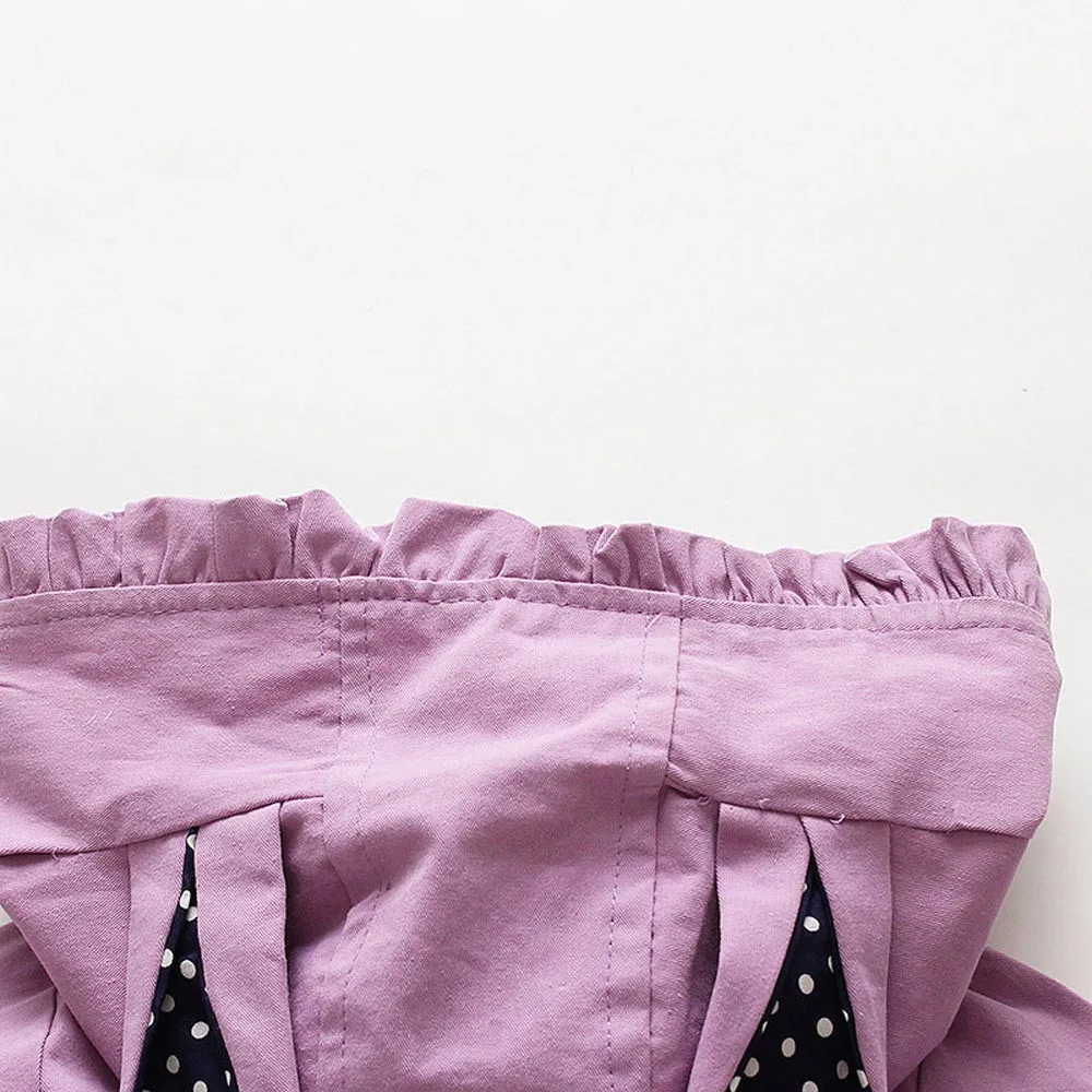 2019 детская Костюмы осенняя одежда для девочек одежда для малышей, пальто для девочек, с персонажами из мультфильмов для маленьких девочек