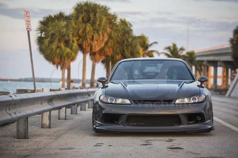 1999-2002 Nissan S15 Silvia VERTEX EDGE Style Wide Body Kit FRP (115)