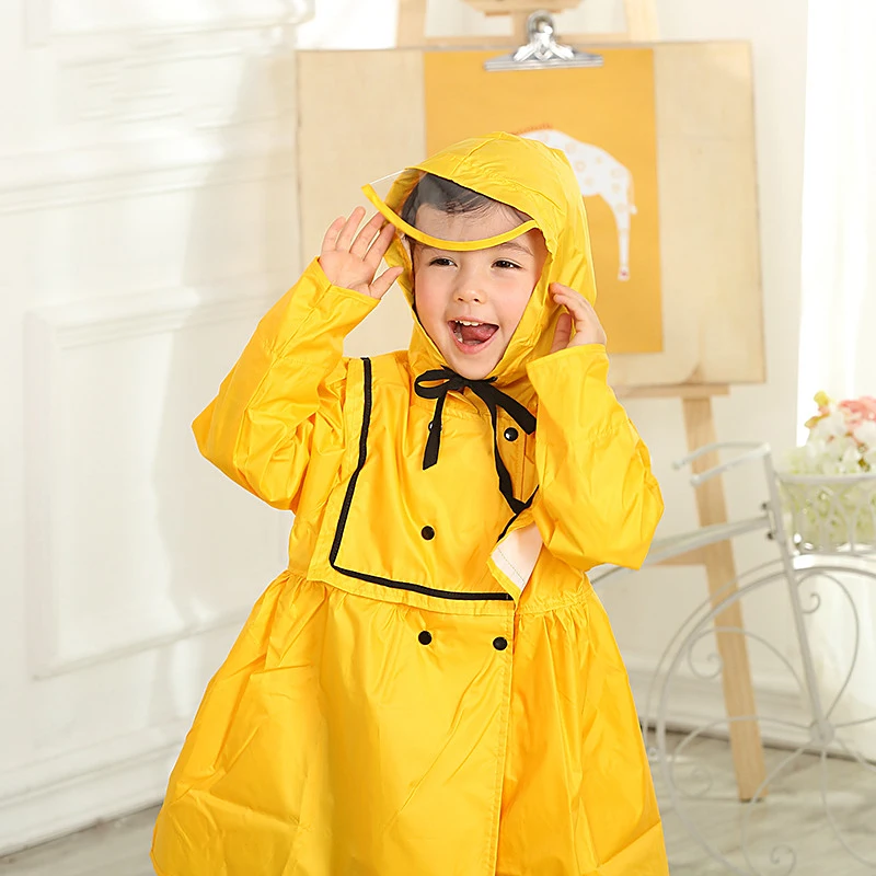 EVA Polyester Children Raincoat For Outdoor Hiking Travel Rain Gear ...