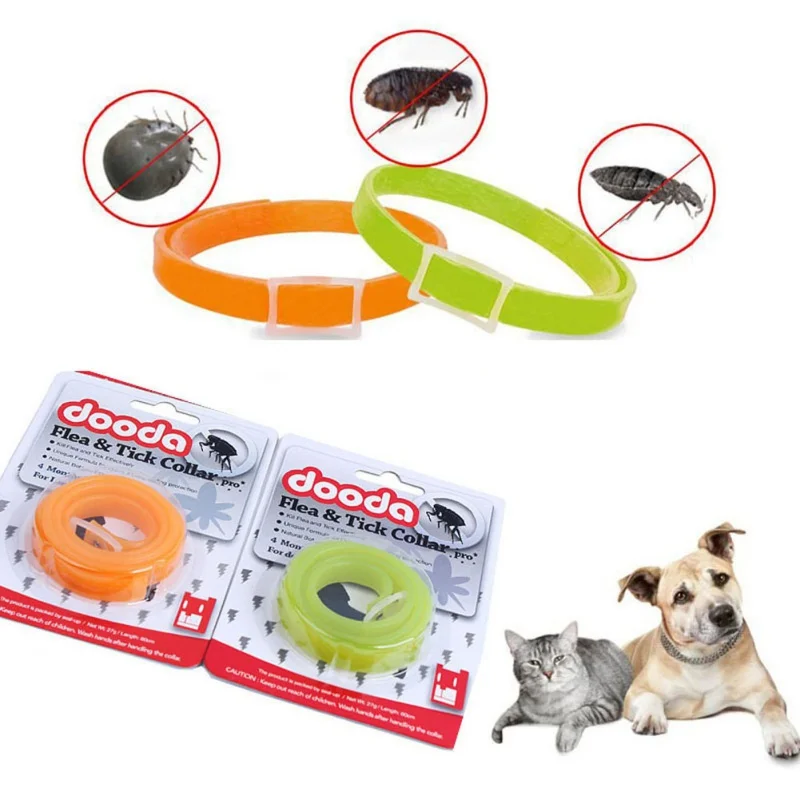 

Silicon Pet Dog Cat Anti Lice Plague Mosquitoes Flea Collars Kill Lice Parasite Deworming insect repellent collar
