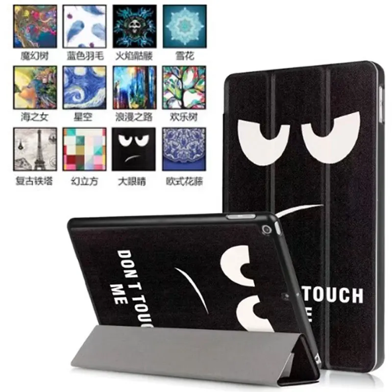 Case For Apple iPad 2017 9.7 Colorful 3D Print PU Leather Ultra Slim Back Cover New A1822 Tablet | Компьютеры и офис