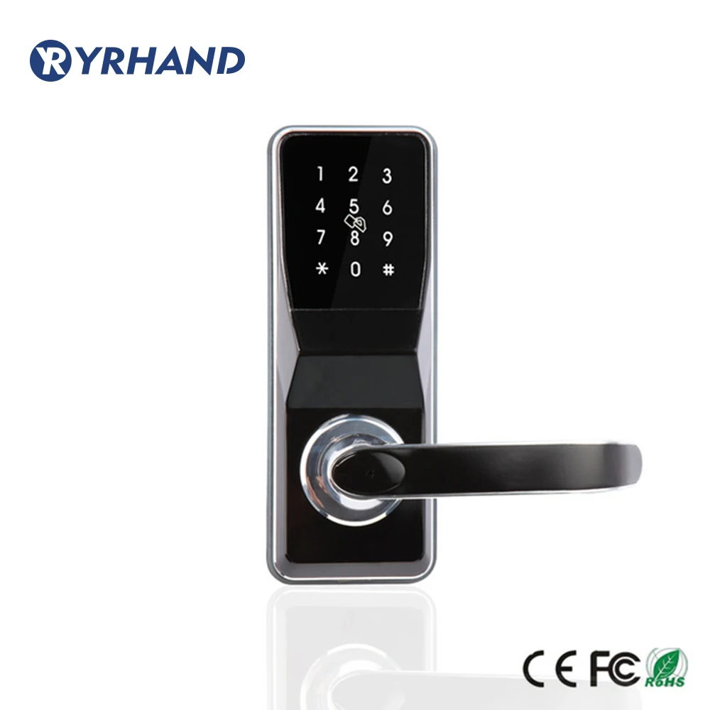 Us 122 47 29 Off Electronic Door Lock Digital Keypad Door Lock Unlock By Pincode Card And Mechanical Key With 2 Cards 5 Keychains 2 Keys In