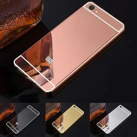 

Luxury Gold Plating Aluminum Metal Mirror Case For Xiaomi Redmi Note 5A Phone Case Back For Xiaomi Redmi Note 5A Pro case