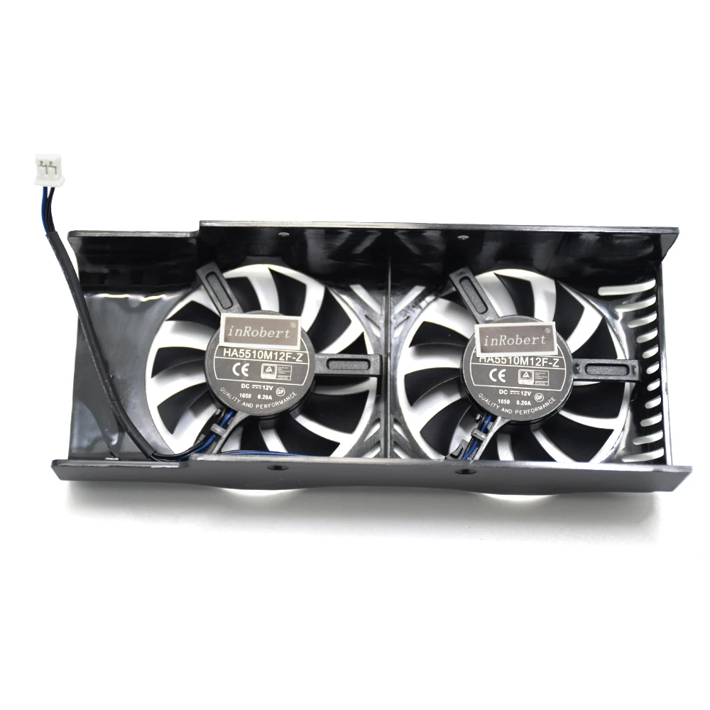Новый HA5510M12F Z 2Pin GTX 1050 Ti охлаждающий вентилятор для MSI Geforce 2GT LP 1050Ti 4GT LPV1 Охлаждающие
