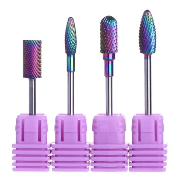 

Rainbow Wolfram Filam Buffer Nail Drill Bit for Electric Machine Milling Cutter Accessories Nail Art Pedicure Tool