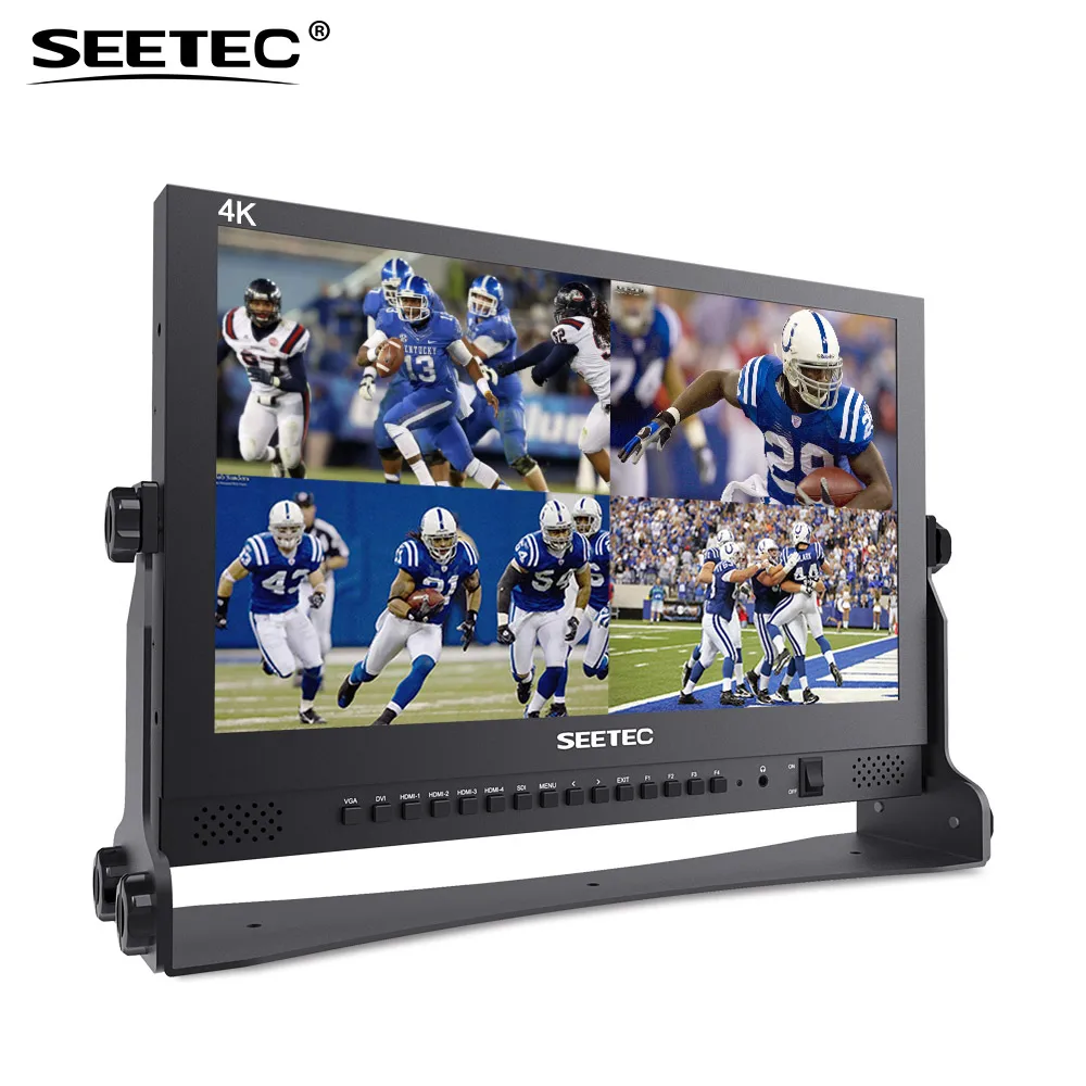 

Seetec 4K173-9HSD-384 17.3 Inch IPS UHD 3840x2160 4K Broadcast Monitor with 3G-SDI HDMIx4 Quad Split Display 17.3" LCD Monitor