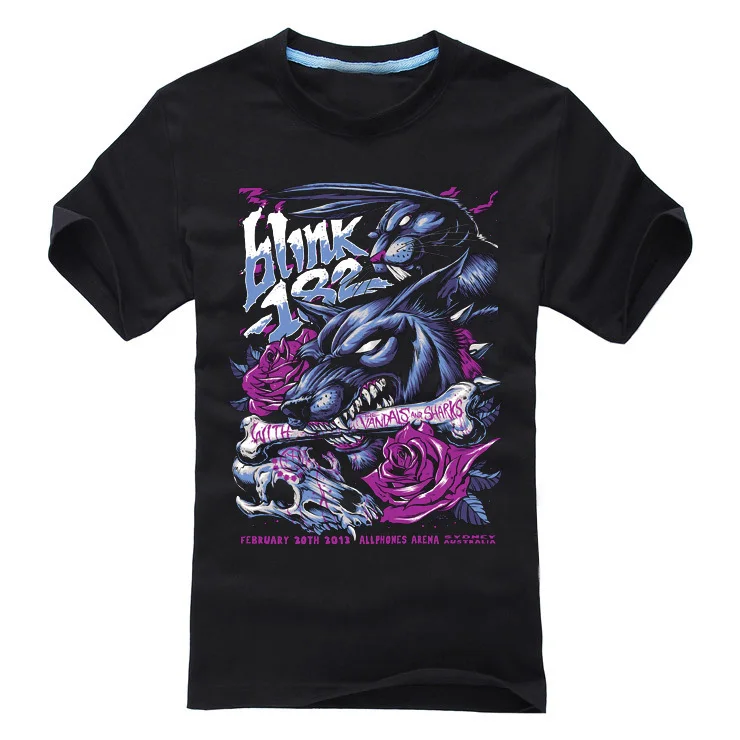 20 дизайнов Blink 182 рок бренд рубашка 3D Улыбка ММА милый фитнес панк, хард-рок тяжелый металл хлопок скейтборд хип хоп - Цвет: 6