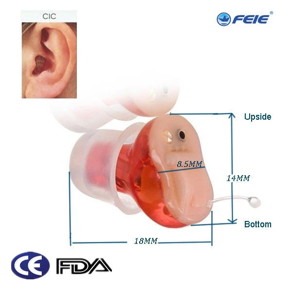 Portable Medical Equipment Digital Programmable Earphone Invisible Hearing Aid for Severe Deep Hear