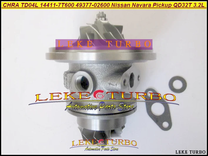 TURBO TD04L 14411-7T600 49377-02600 Turbocharger cartridge CHRA core For NISSAN D22 Navara Pickup NS25 QD32 QD32T (2)