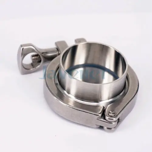 

A Set 154mm 6" Sanitary Tri Clamp Weld Ferrule + Tri Clamp + Silicon Gasket + End Cap 304 Stainless steel