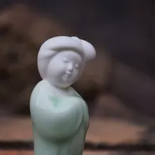 Открытым чай питомец кролик миниатюрные украшения Керамические кунг-фу чайный набор чай лоток аксессуары журнальный столик дома украшения керамические украшения