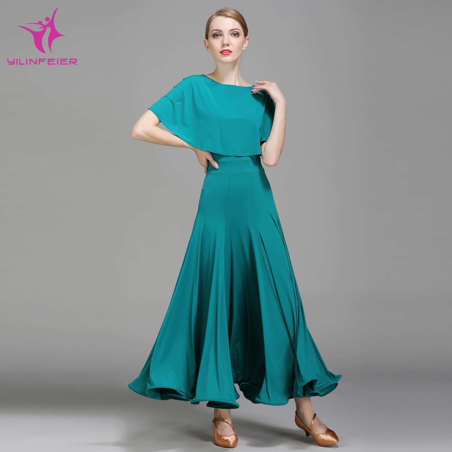 YILINFEIER 1730 современный танцевальный костюм для женщин женская танцевальная одежда