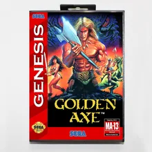 Новая 16 бит MD игровая карта-Золотой axe III с розничной коробкой для системы sega genesis