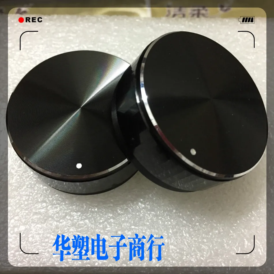 

48*19 Amplifier mobile speaker Bluetooth master volume adjustment knob hat aluminum alloy 48x19mm black