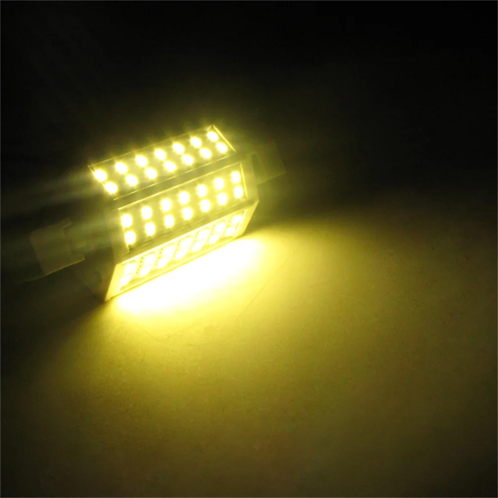 

ICOCO 2pcs R7S 10W 42 SMD5050 118mm Light Bulbs Floodlight Warm White