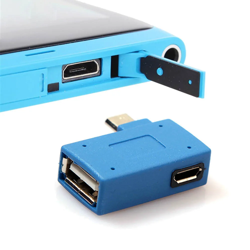 Высокое качество Горячая 1 шт. микро USB 2,0 хост-адаптер OTG с USB питания для сотового телефона планшета 7 июля