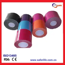 SAFERLIFE Спортивной Кинезиологии Клейкие ленты 5 см* 5 м хлопок Клейкие ленты