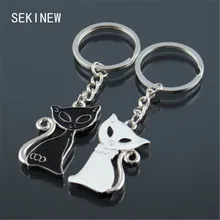 Пара кошек брелок с медвежонком для влюбленных дети милые животные сумка брелок для автомобиля горячая Распродажа брелок подарок на день рождения llaveros