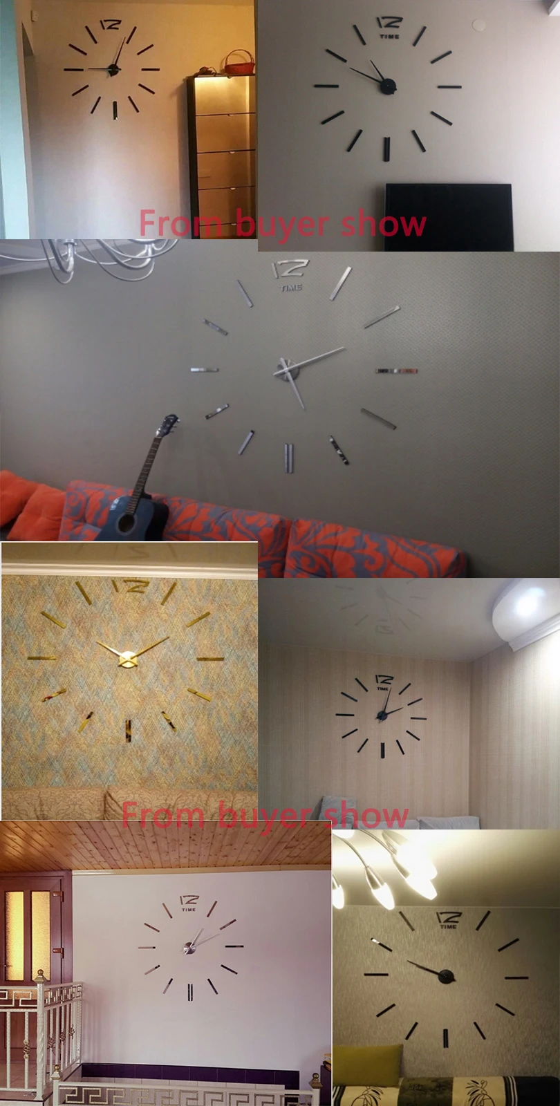 Новинка, распродажа, настенные часы, часы reloj de pared, 3d, сделай сам, акриловые зеркальные наклейки, кварцевые, Современное украшение для дома